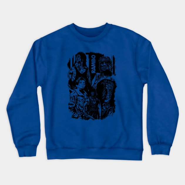 Rambo Legacy Crewneck Sweatshirt by Jldigitalcreations